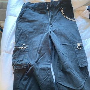 Black cargo pants
